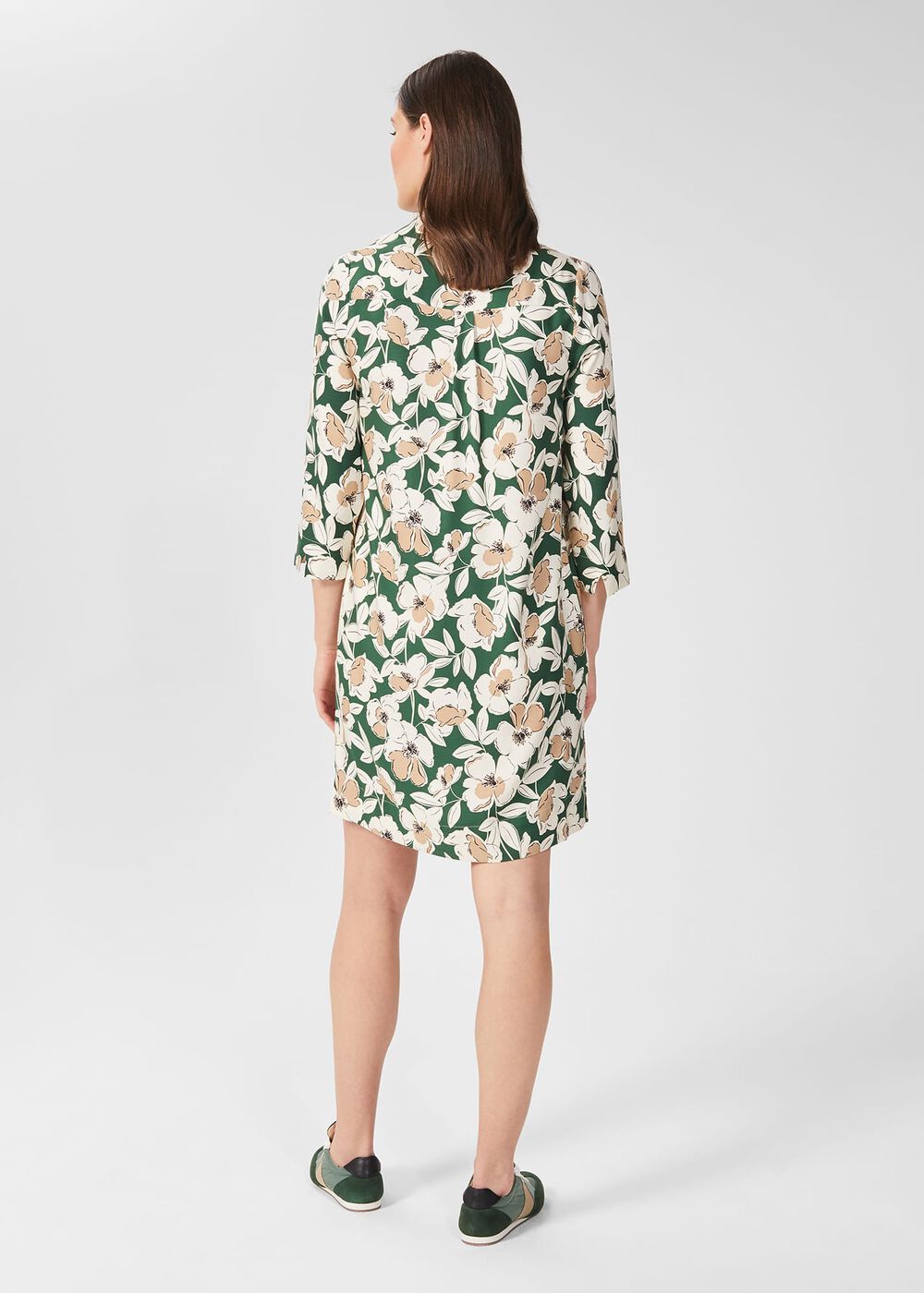 Marea Floral Tunic Dress, Green Multi, hi-res