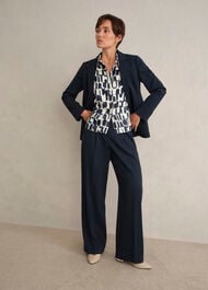 Velma Shirt, Blue Cream, hi-res