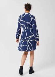 Brea Dress, Deep Blue Multi, hi-res