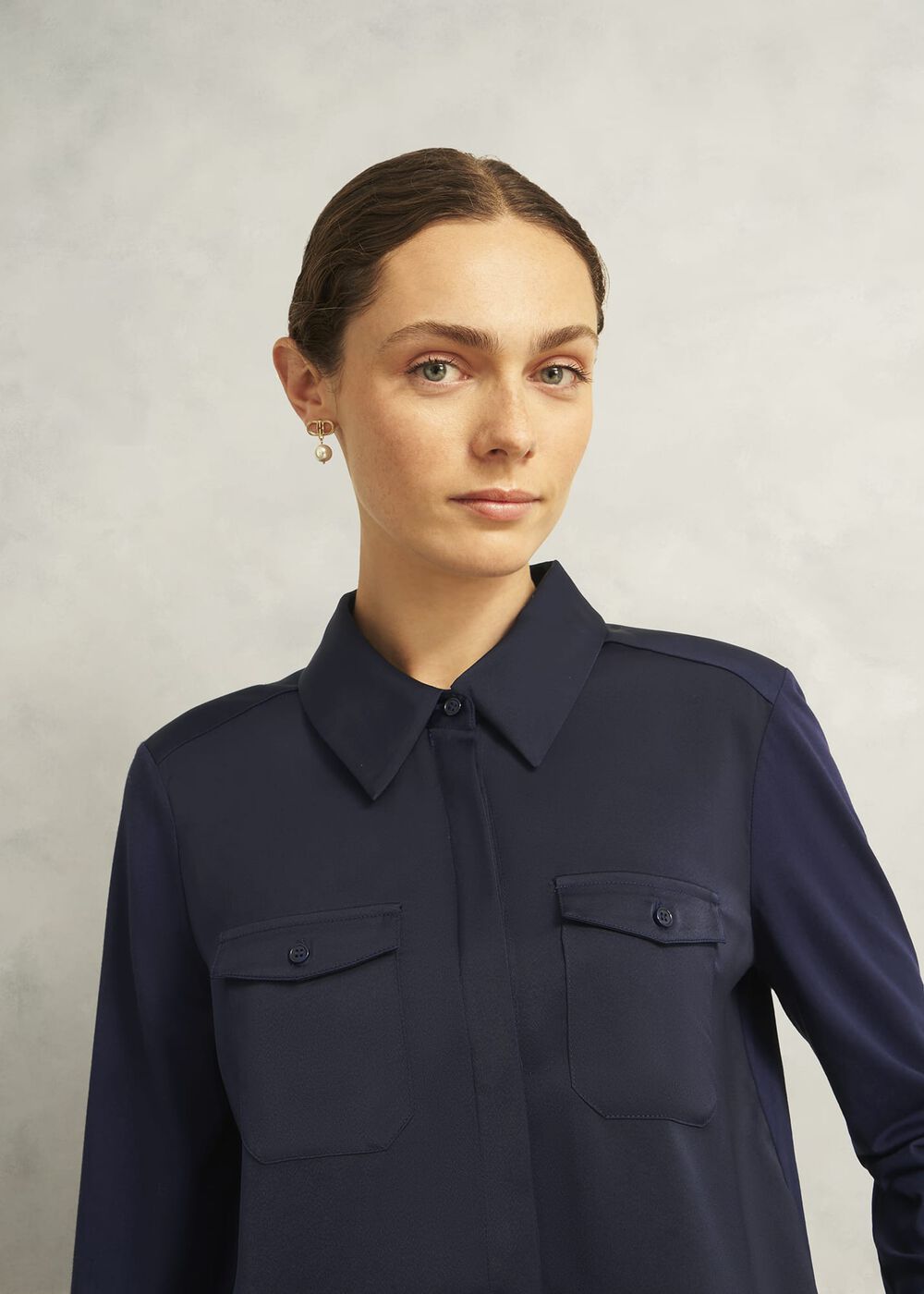 Evianna Shirt, Midnight Navy, hi-res