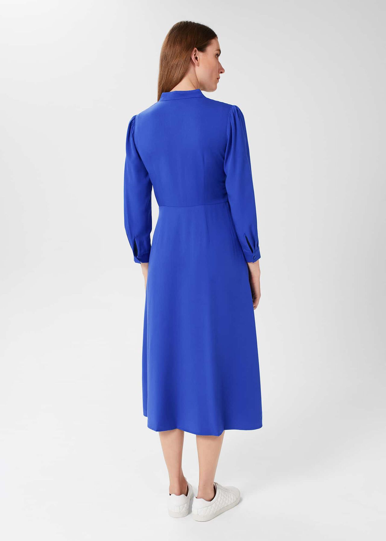 Meadow Belted Fit And Flare Dress , Cobalt Blue, hi-res