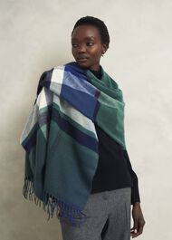 Tiana Scarf, Green Multi, hi-res