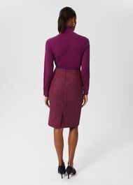 Daphne Wool Skirt, Purple Multi, hi-res