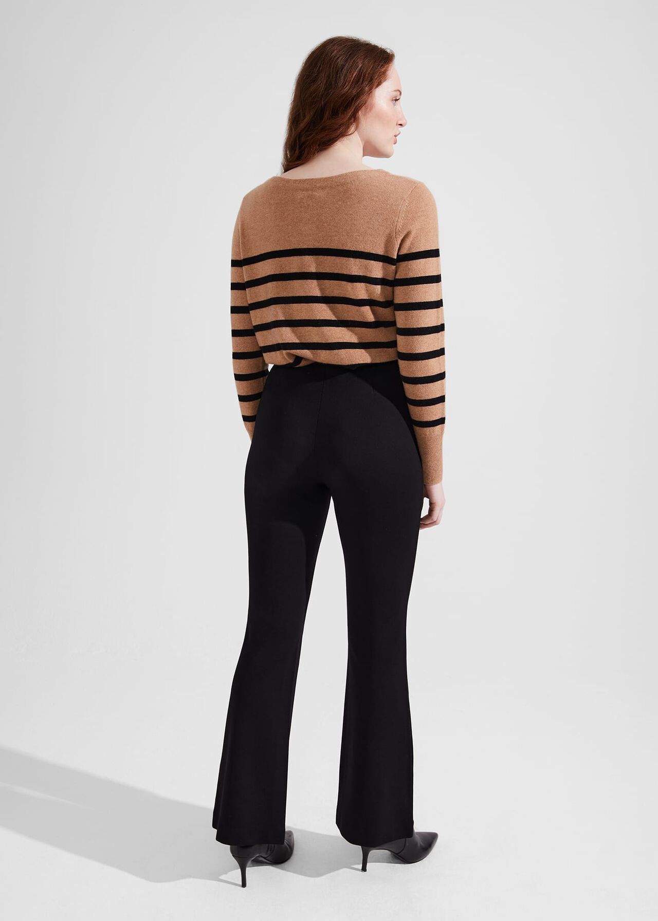 Peggy Ponte Pants, Black, hi-res