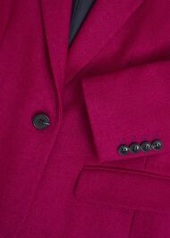 Clare Wool Jacket, Bright Pink, hi-res