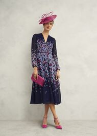 Aurora Dress, Midnight Multi, hi-res