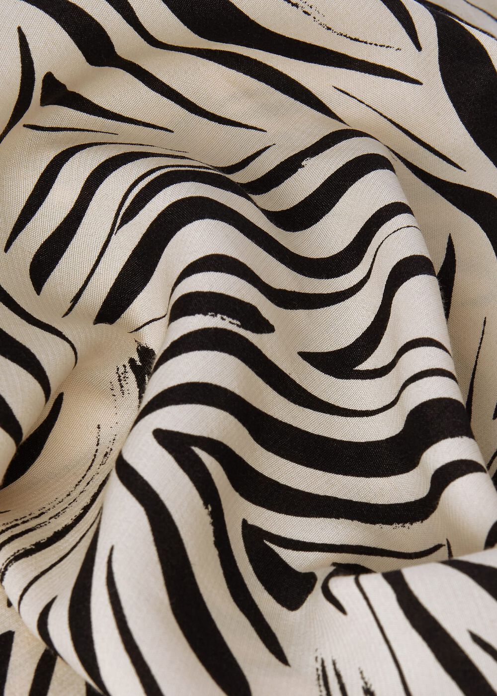 Dania Printed Blouse, Cream Black, hi-res