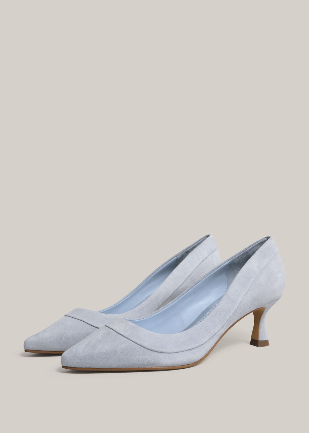 Faye Suede Courts, Pale Blue, hi-res