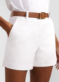 Carla Shorts, White, hi-res