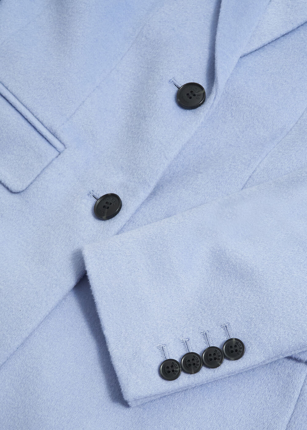 Petite Cavendish Wool Coat, Pale Blue, hi-res