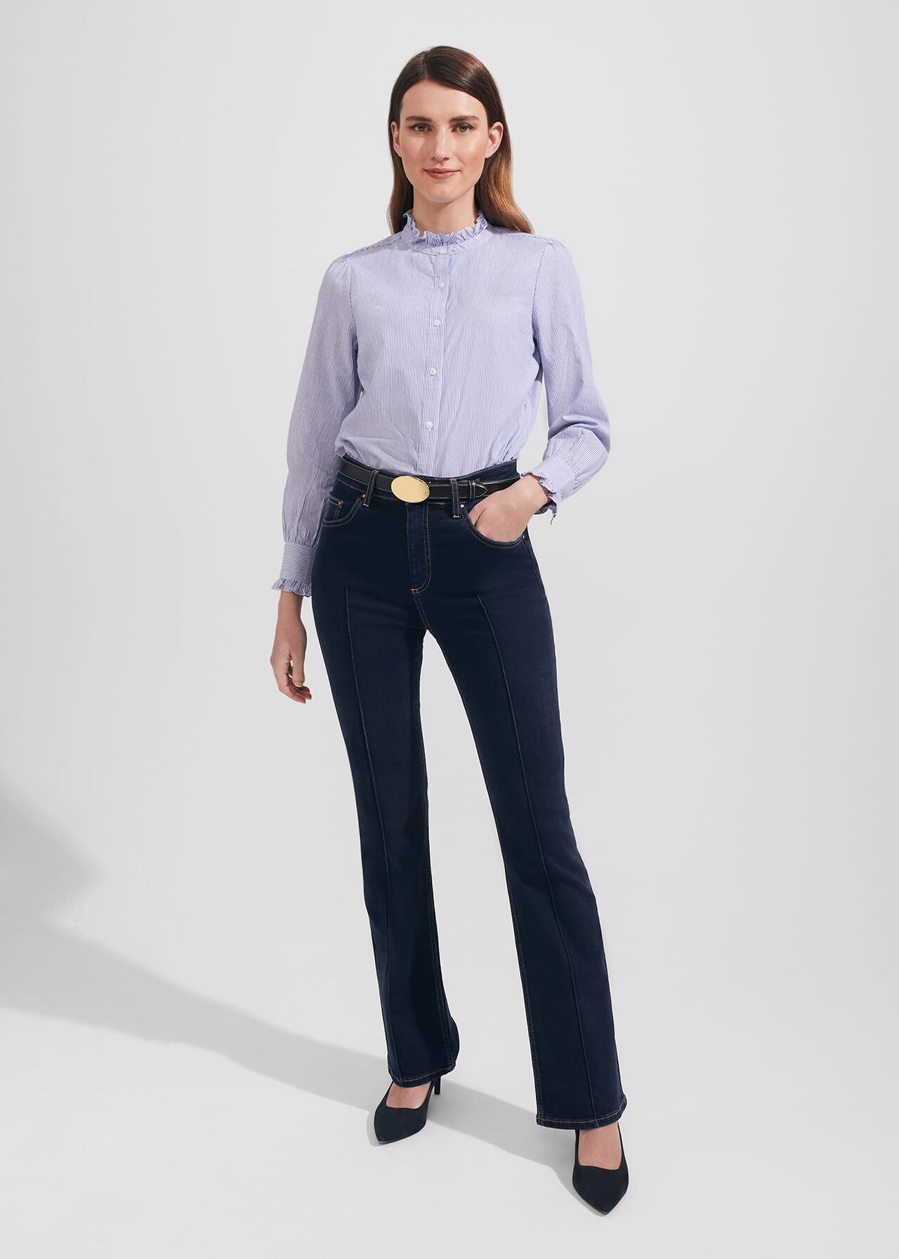 Niomi Pinseam Jeans, Indigo, hi-res
