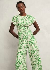 Cressida Jumpsuit, Cream Green, hi-res