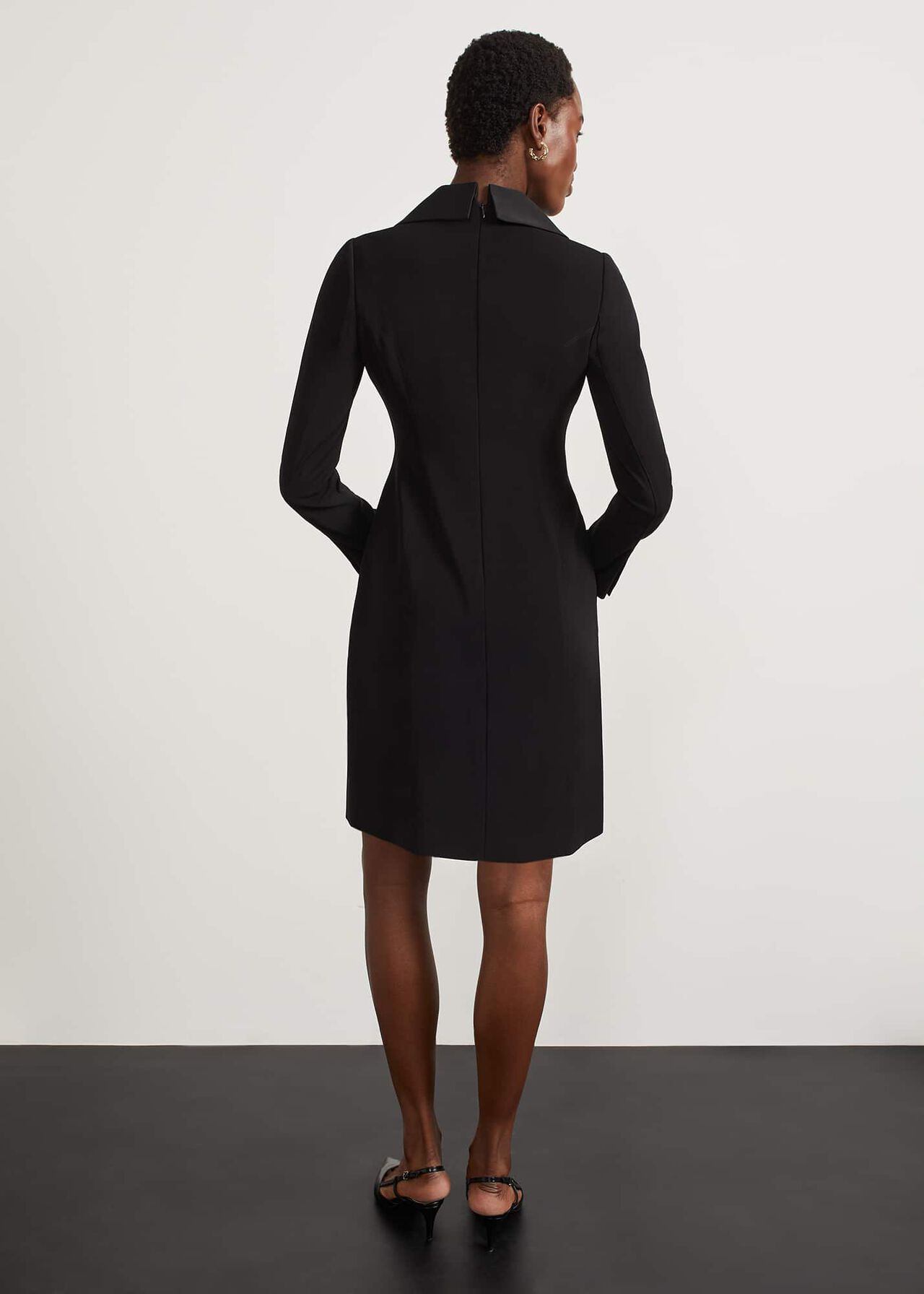 Colridge Blazer Dress, Black, hi-res