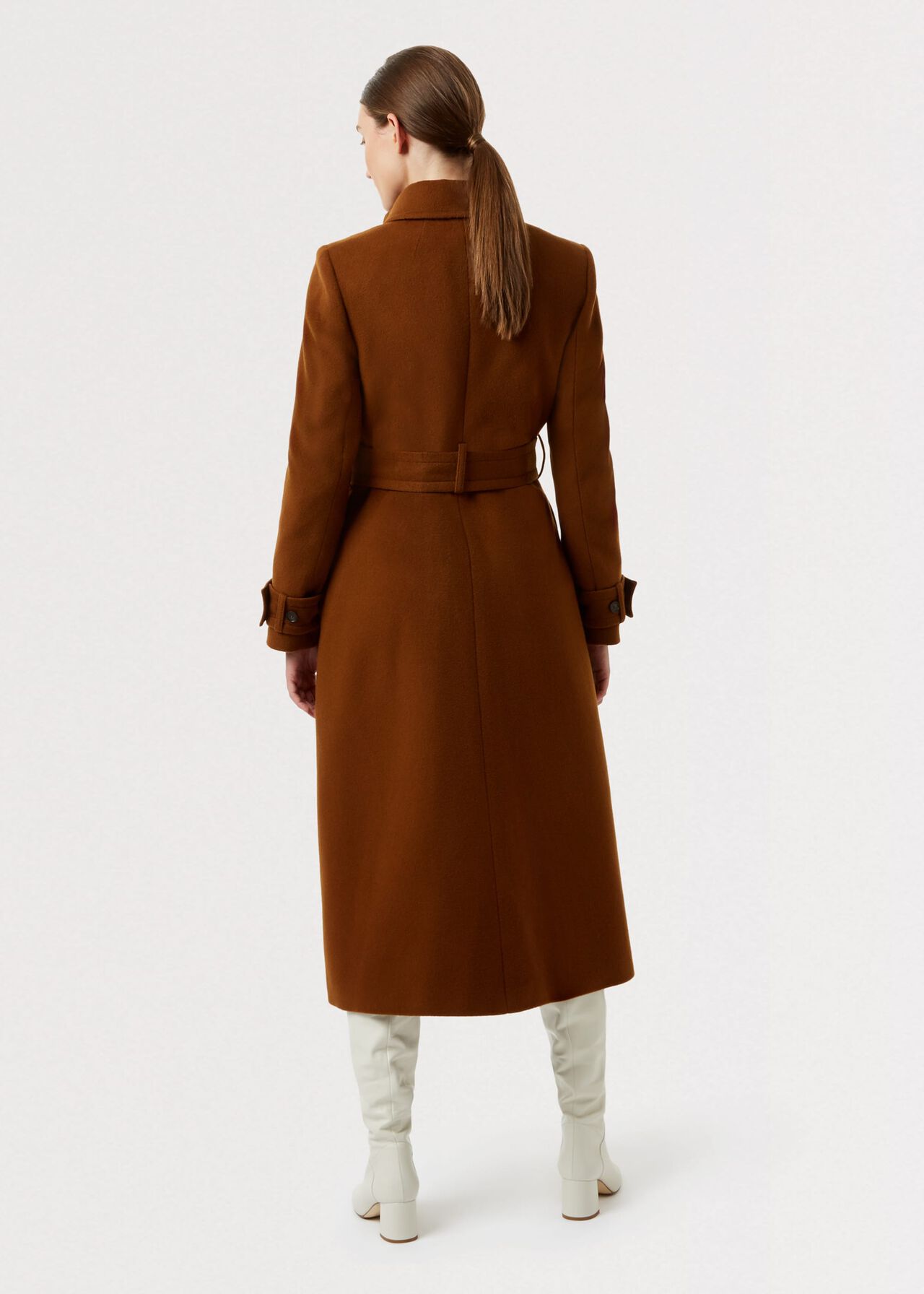 Lori Wool Cashmere Coat, Hazelnut, hi-res