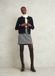 Simona Knitted Jacket, Black, hi-res