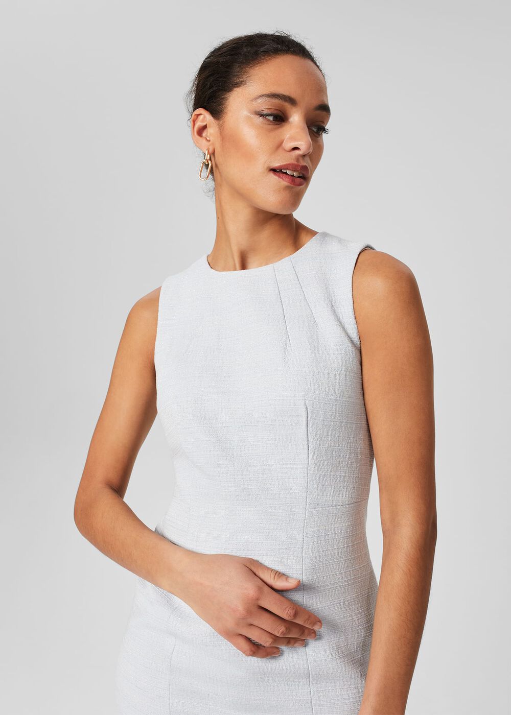 Petite Layla Shift Dress, Pale Blue, hi-res