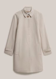 Petite Vivienne Shower Resistant Trench Coat, Buff Grey, hi-res