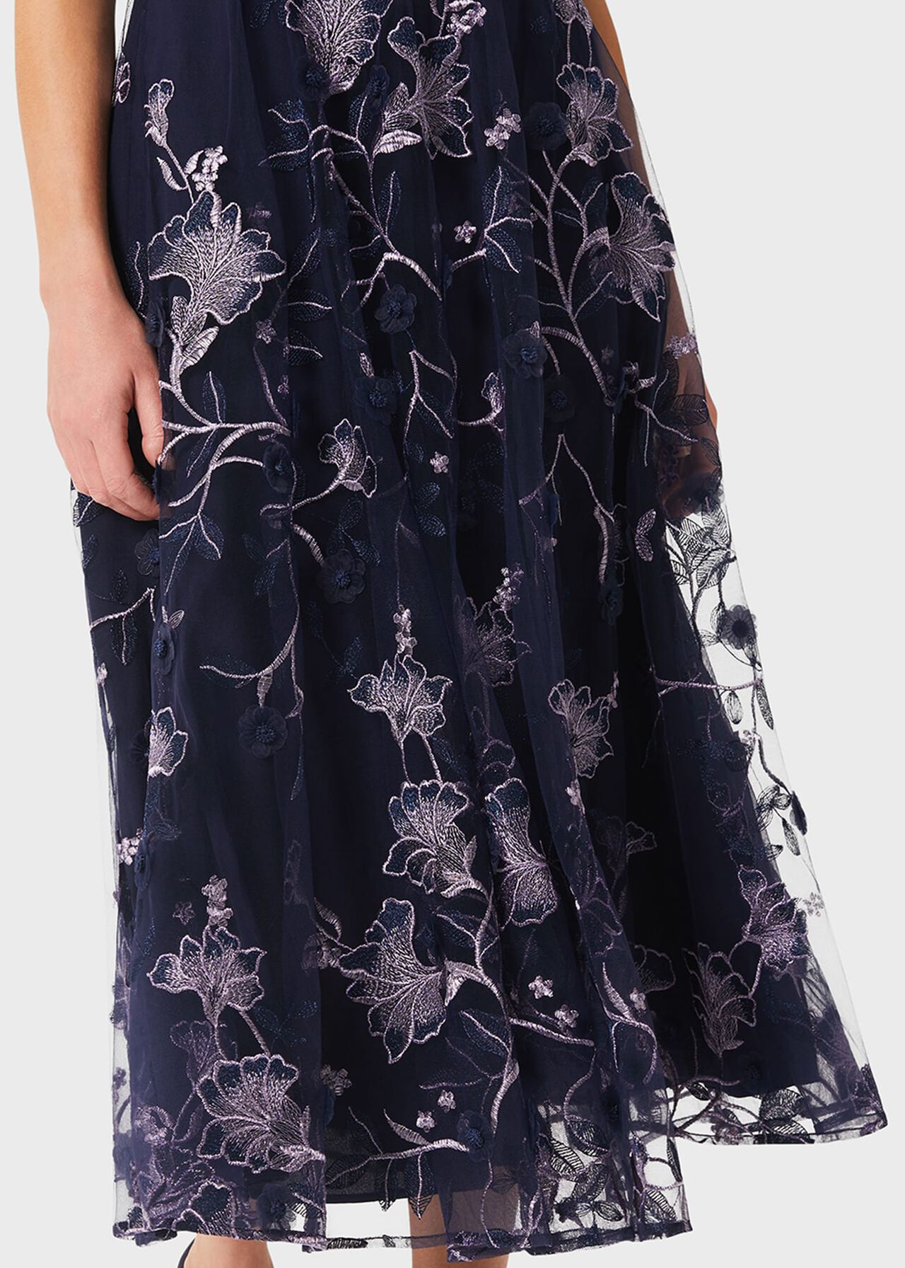 Myla Floral Dress, Blue Multi, hi-res