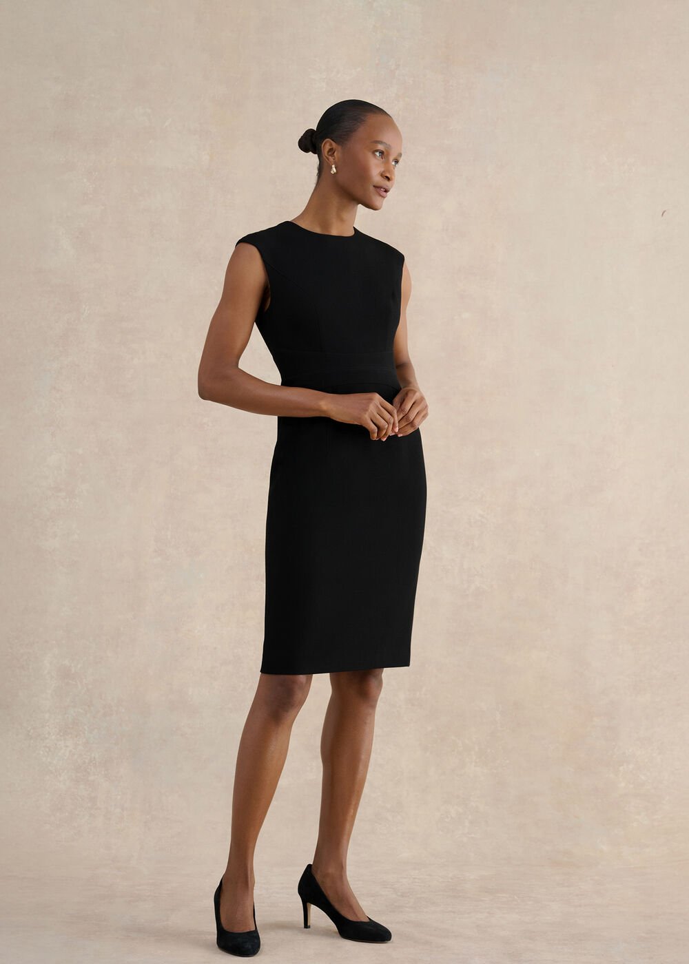 Lea Dress, Black, hi-res