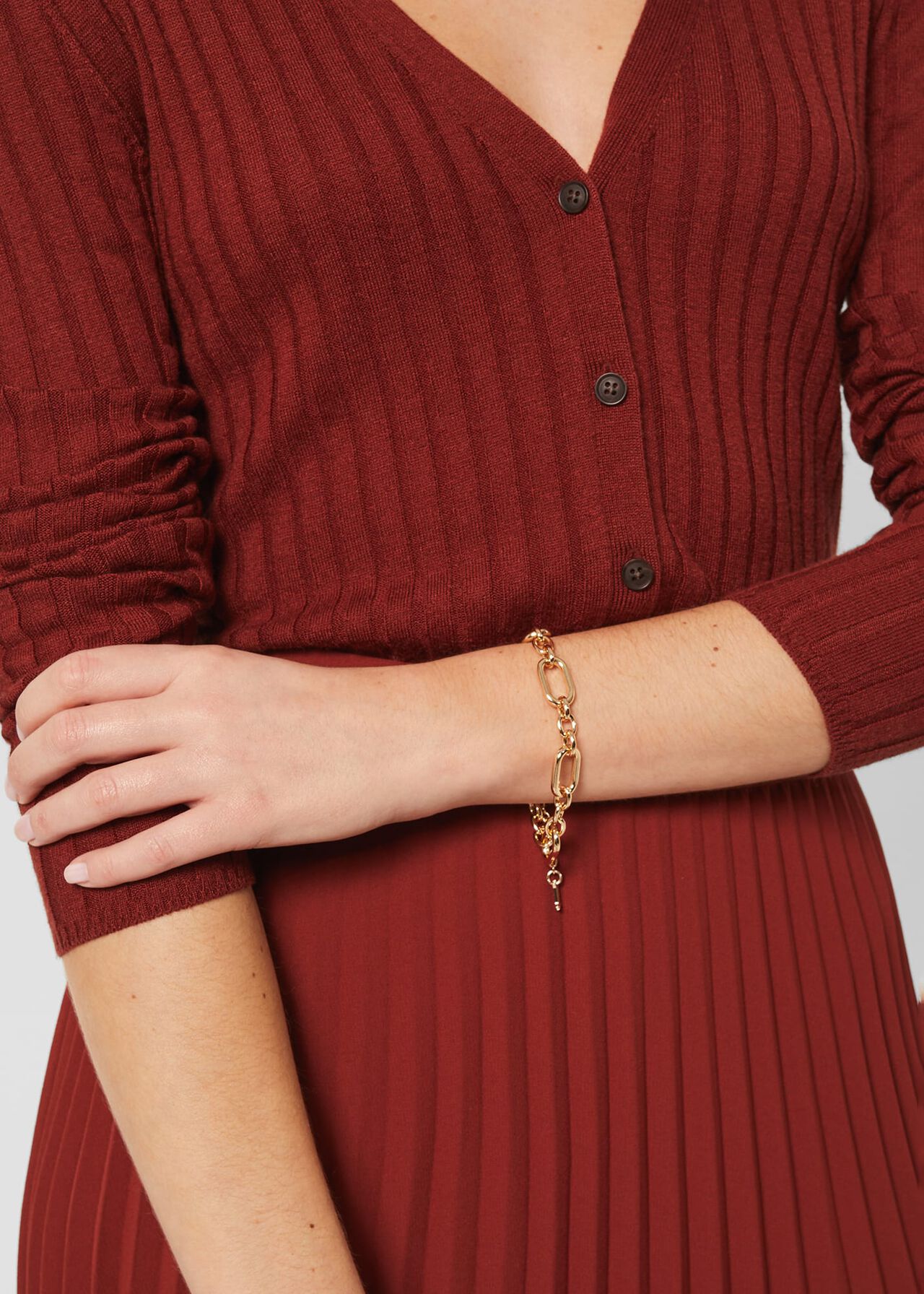 Avery Bracelet, Gold, hi-res