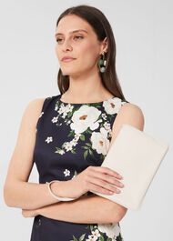 Chelsea Leather Wristlet, Ice White, hi-res