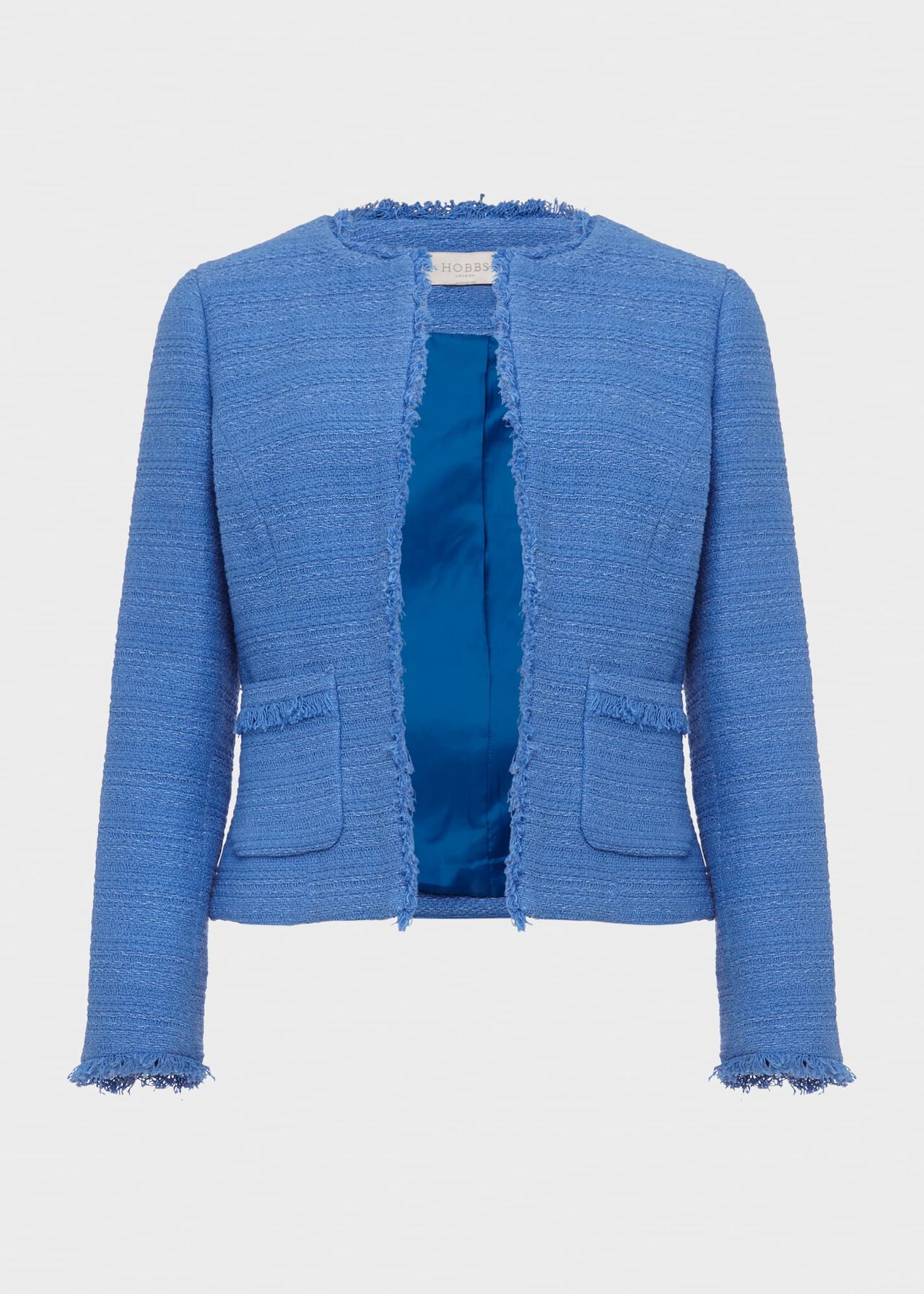 Kathleen Boucle Jacket, Pale Blue, hi-res