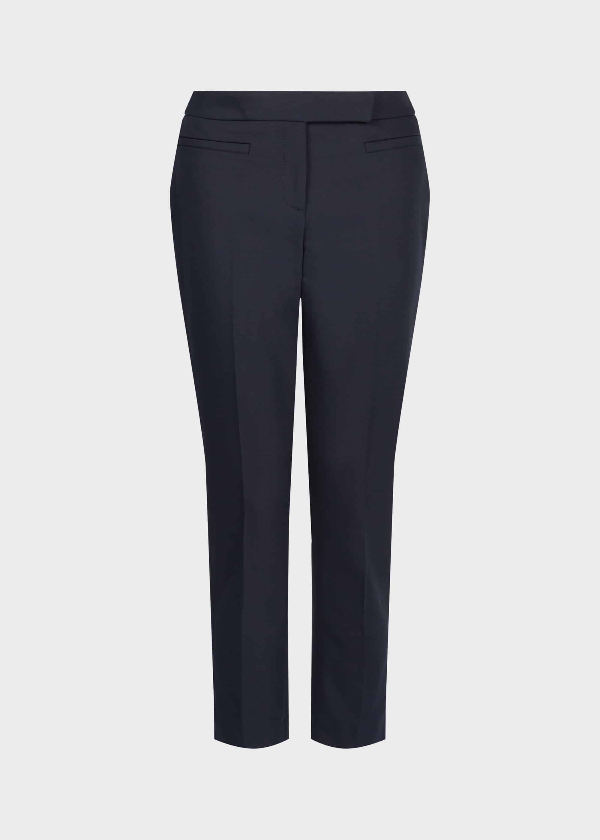 navy evening trousers