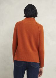 Lorraine Wool Blend Jumper, Burnt Orange, hi-res