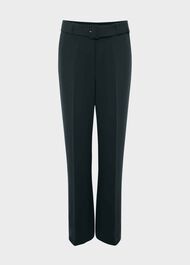 Drew Wide Pants, Deep Pine Green, hi-res