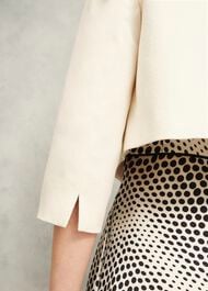 Arizona Textured Jacket, Buttercream, hi-res