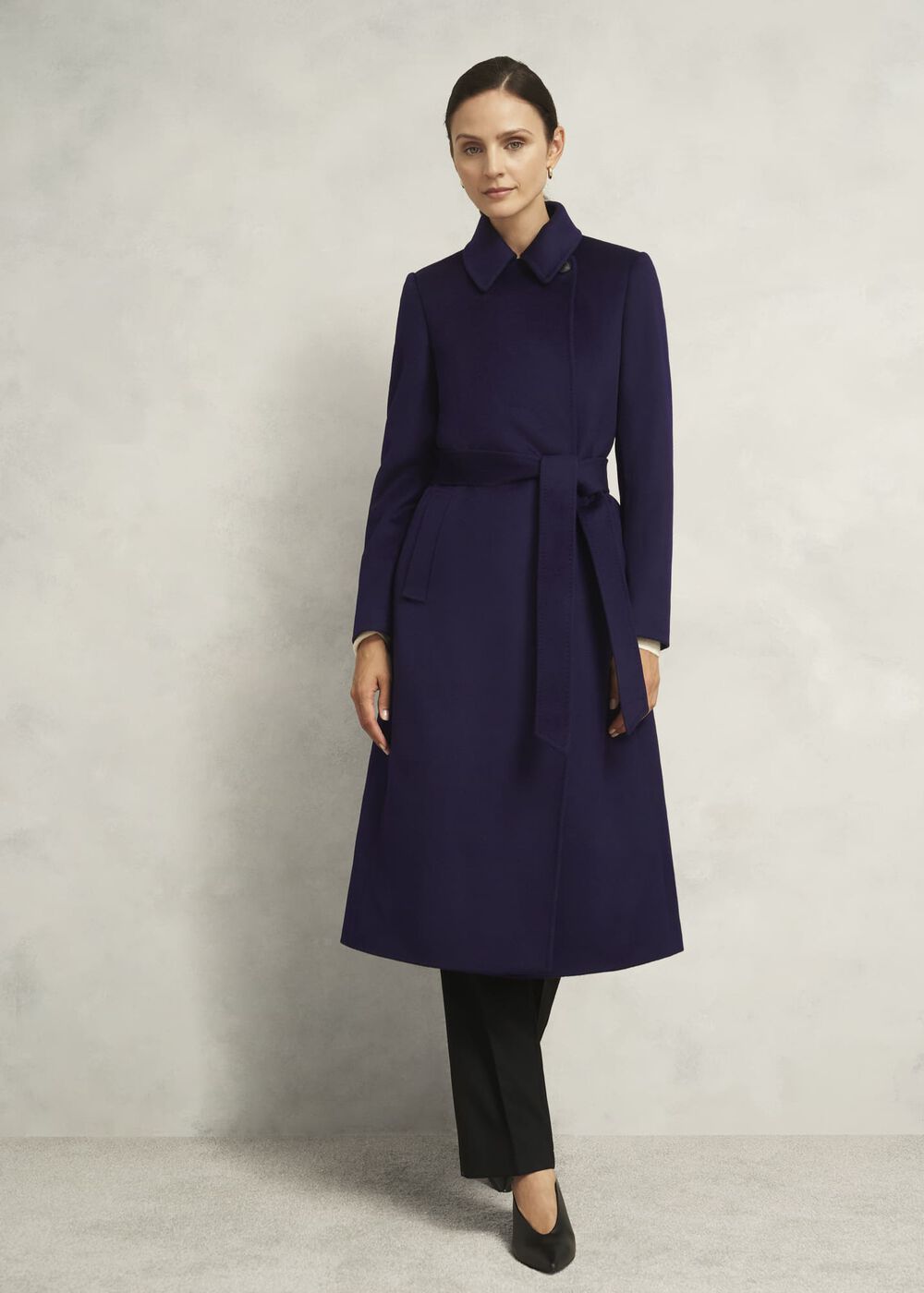 Livia Wool Coat, Midnight Purple, hi-res
