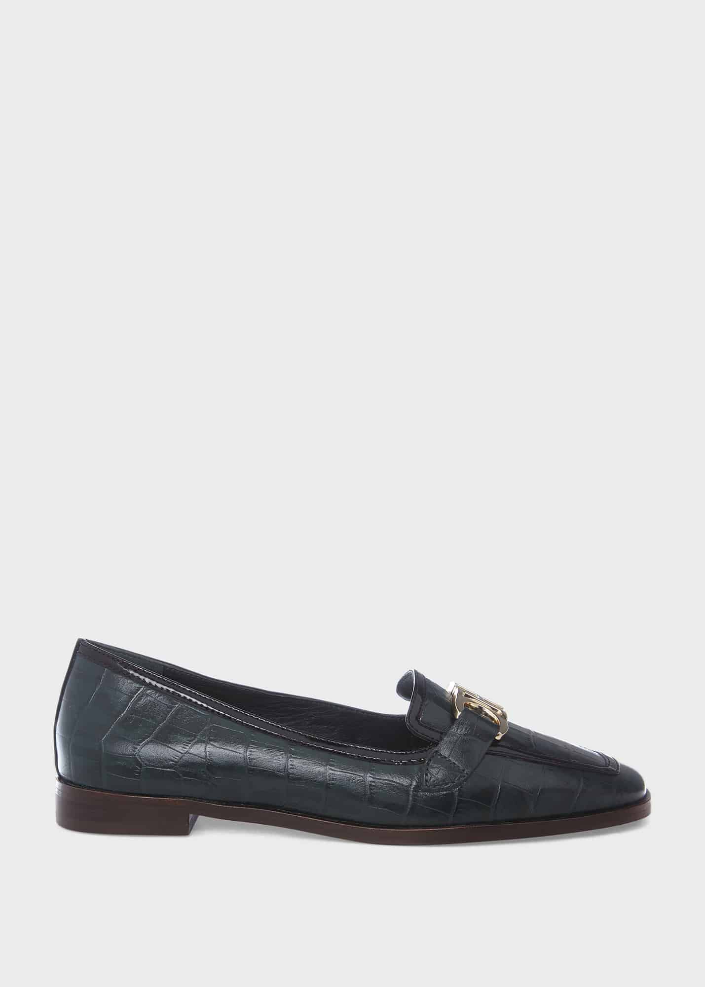 Forest green online loafers