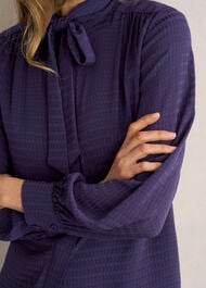 Gabrielle Blouse, Midnight Purple, hi-res