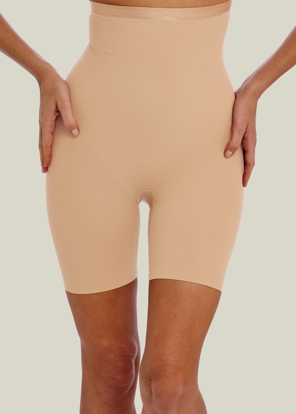 Firm Control Hourglass High Waist Thigh Shaper, Praline, hi-res