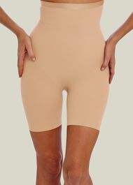 Firm Control Hourglass High Waist Thigh Shaper, Praline, hi-res