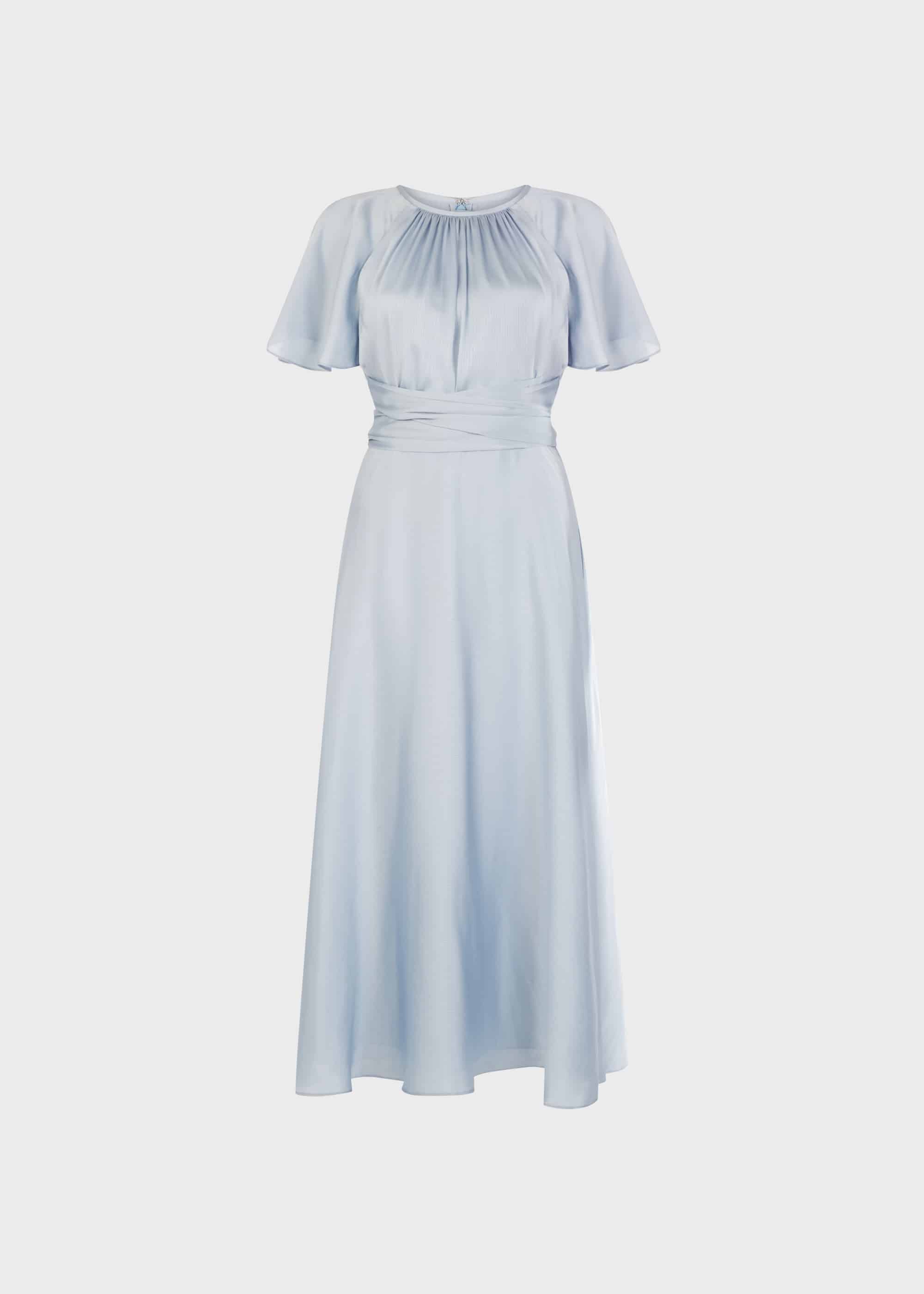 hobbs pale blue dress