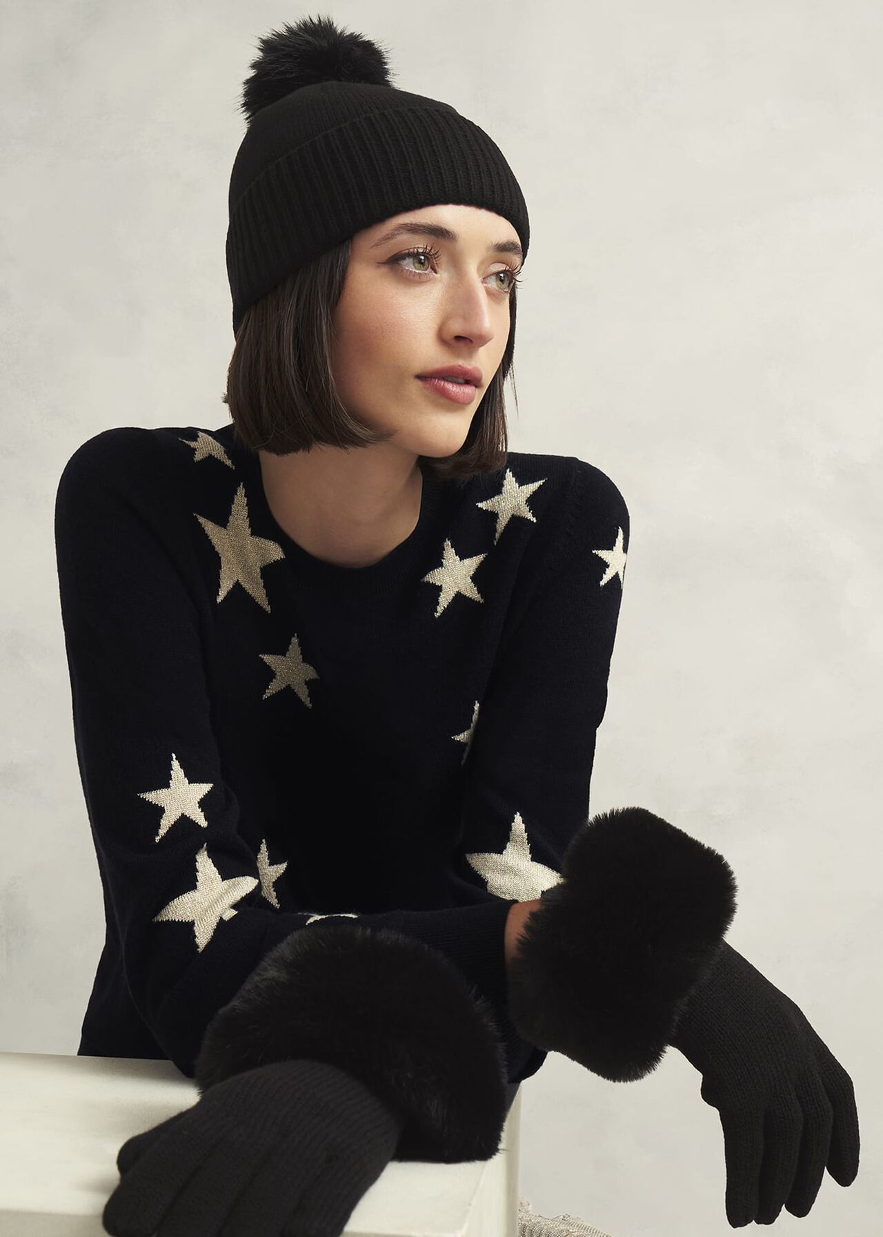 Alison Hat, Black, hi-res