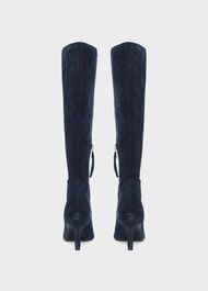 Lizzie Stretch Boots, Navy, hi-res