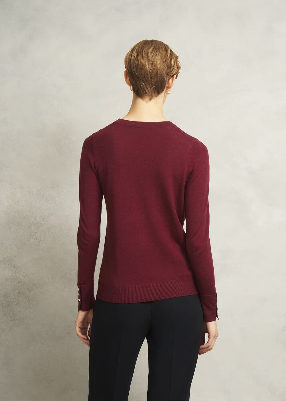 Penny Merino Jumper, Beryl Red, hi-res