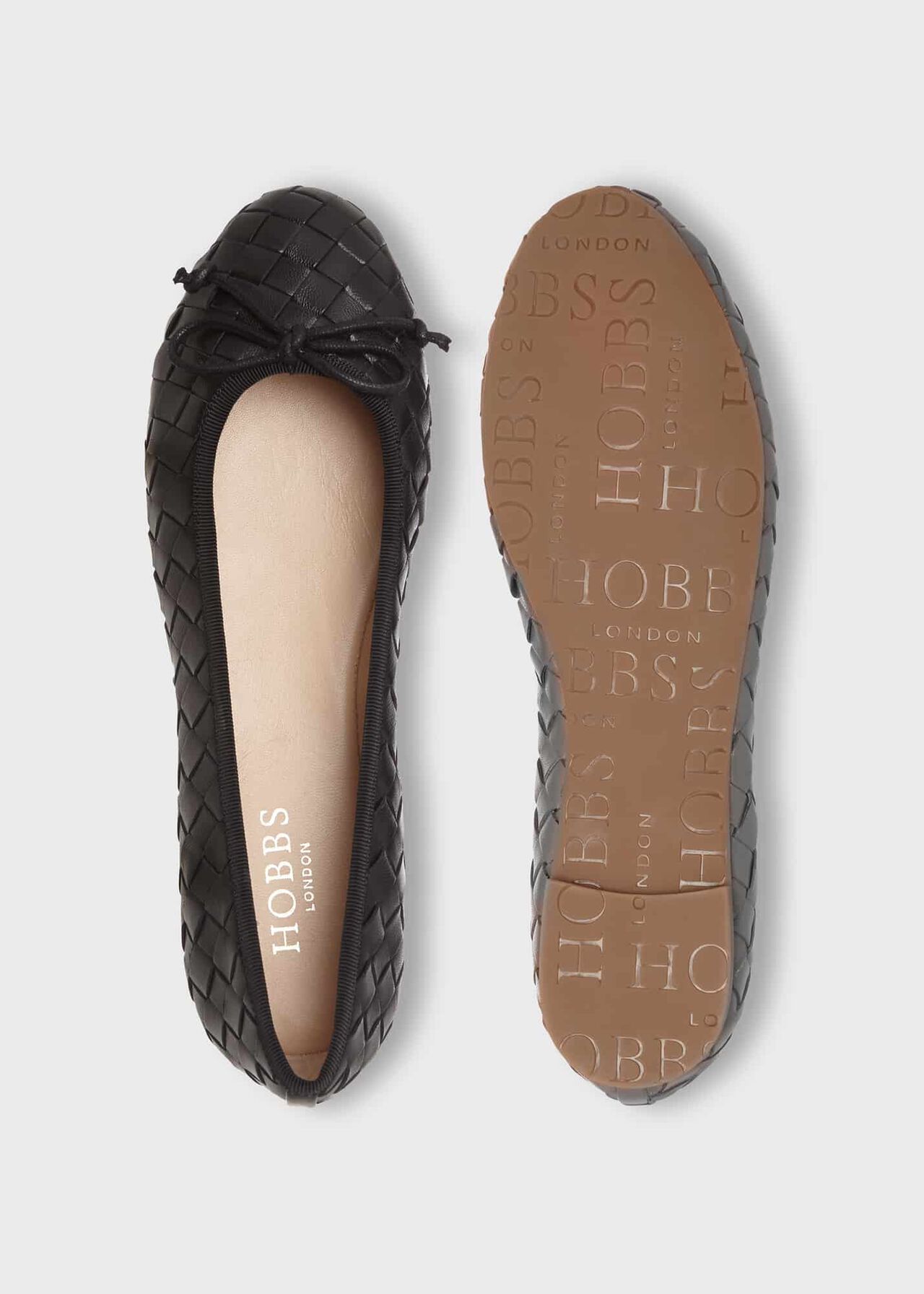 Casey Ballet Flats, Black, hi-res
