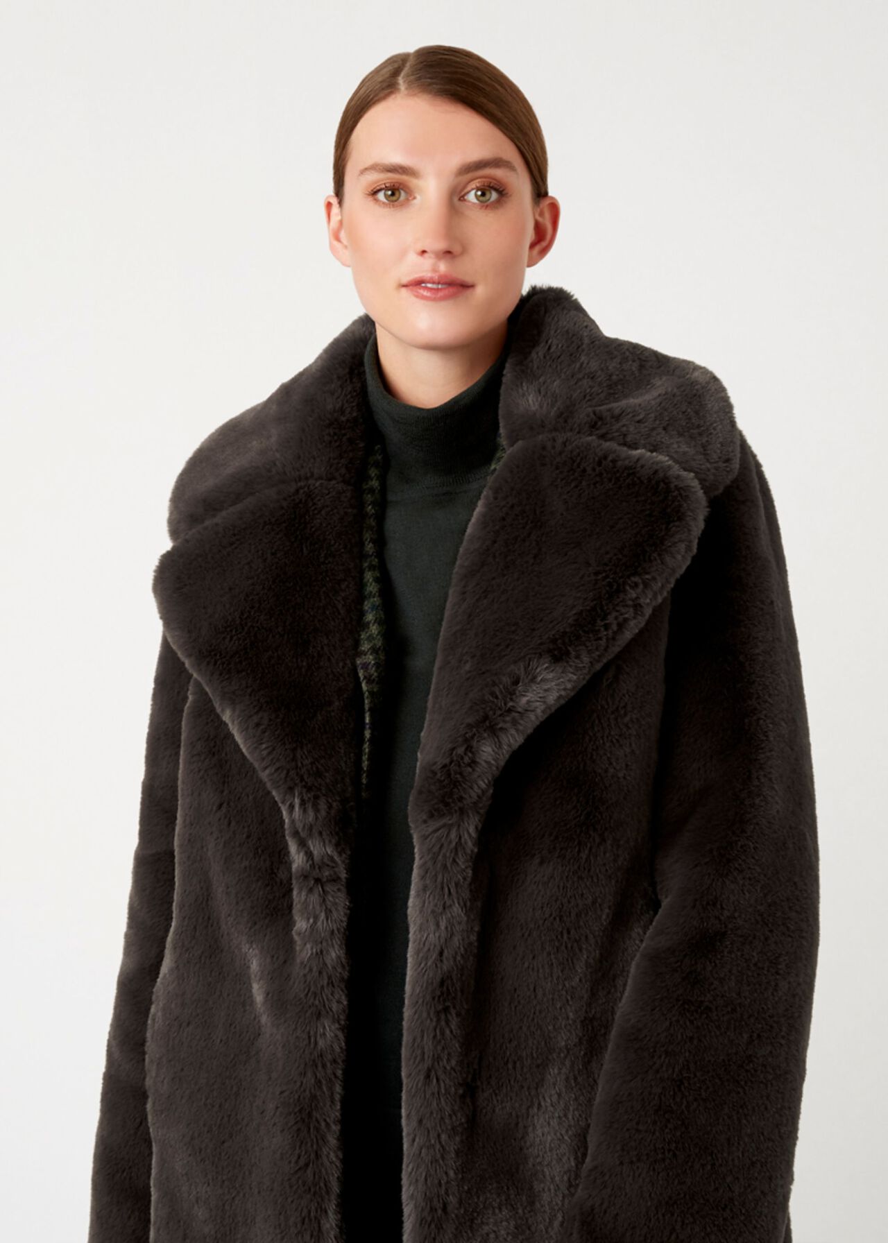 Bethany Coat, Charcoal, hi-res
