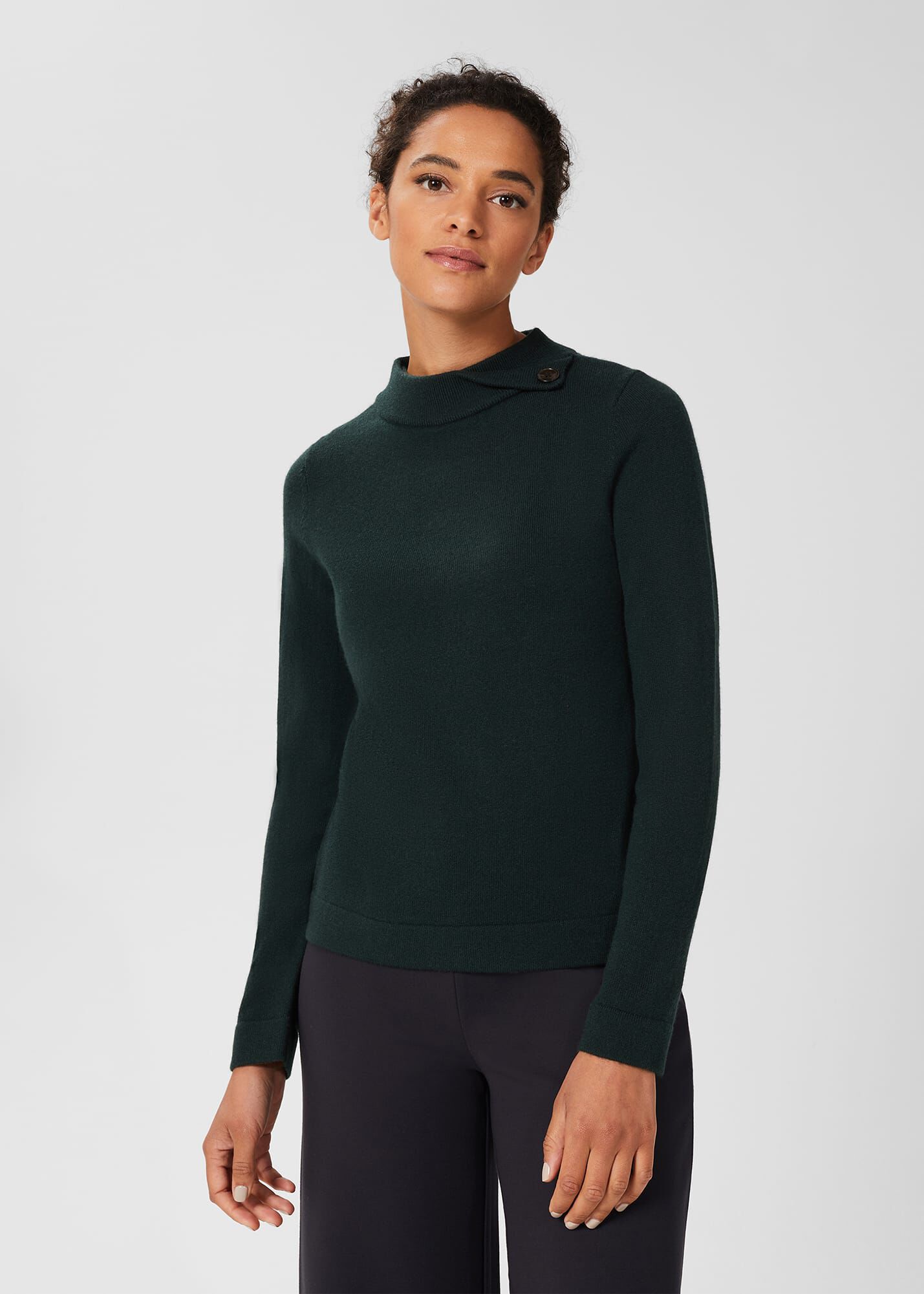 green cashmere jumper womens
