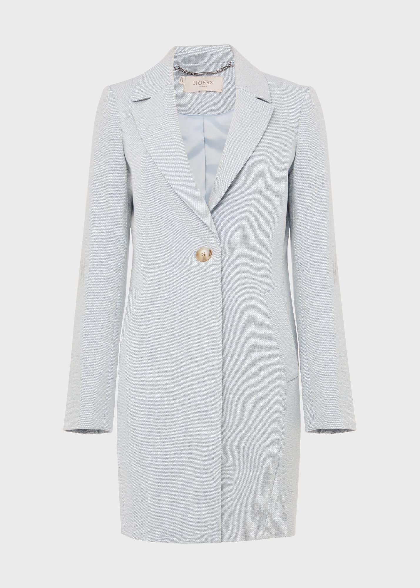 Hobbs pale blue new arrivals coat