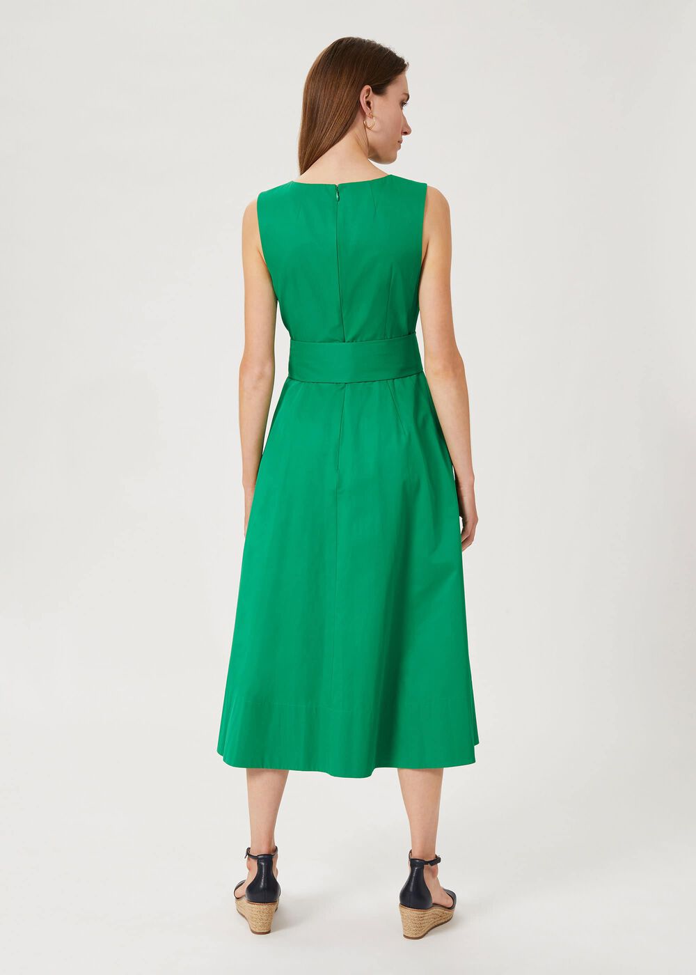 Tara Dress, Field Green, hi-res