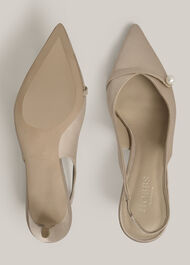 Serena Slingbacks, Champagne, hi-res