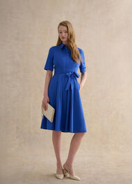 Brigitta Dress, Midnight Navy, hi-res