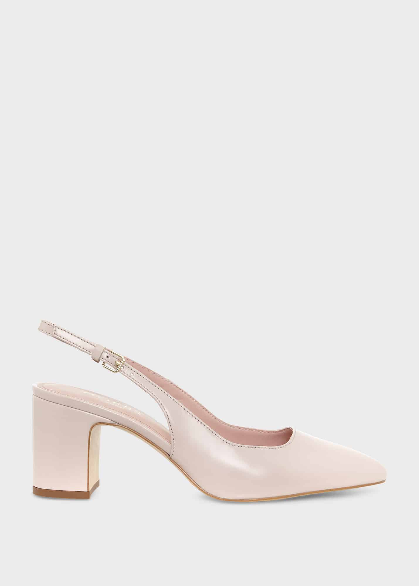 Dusky pink best sale block heels