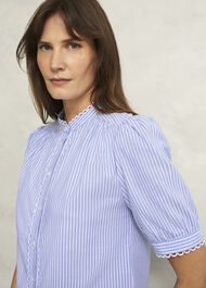Charley Blouse, Blue Ivory, hi-res