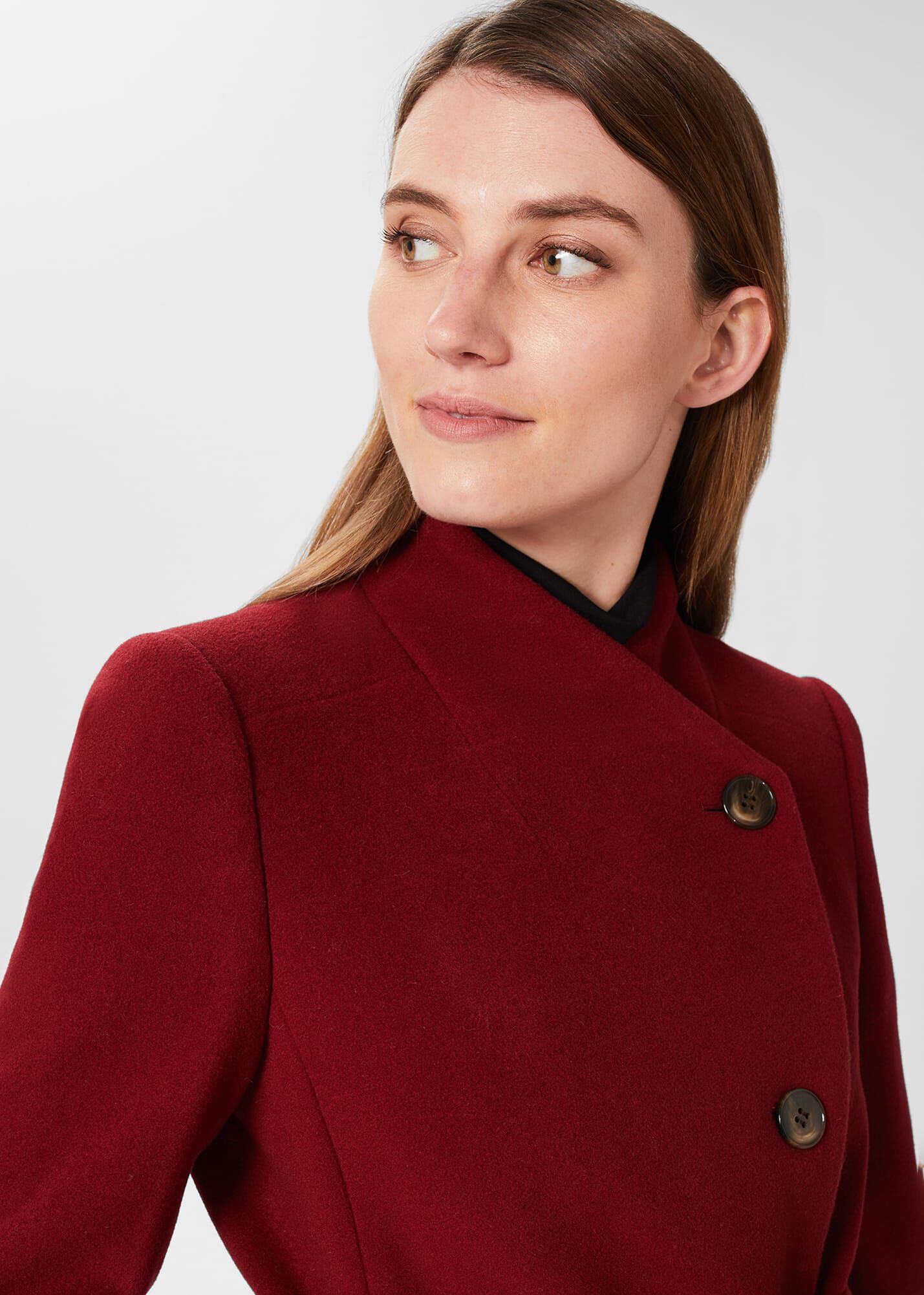 Hobbs red new arrivals coat sale