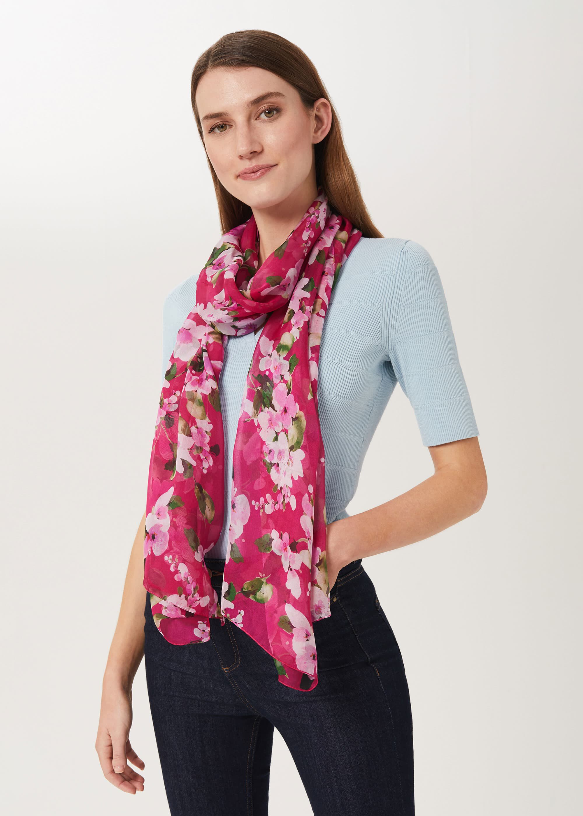 Hobbs silk scarf clearance
